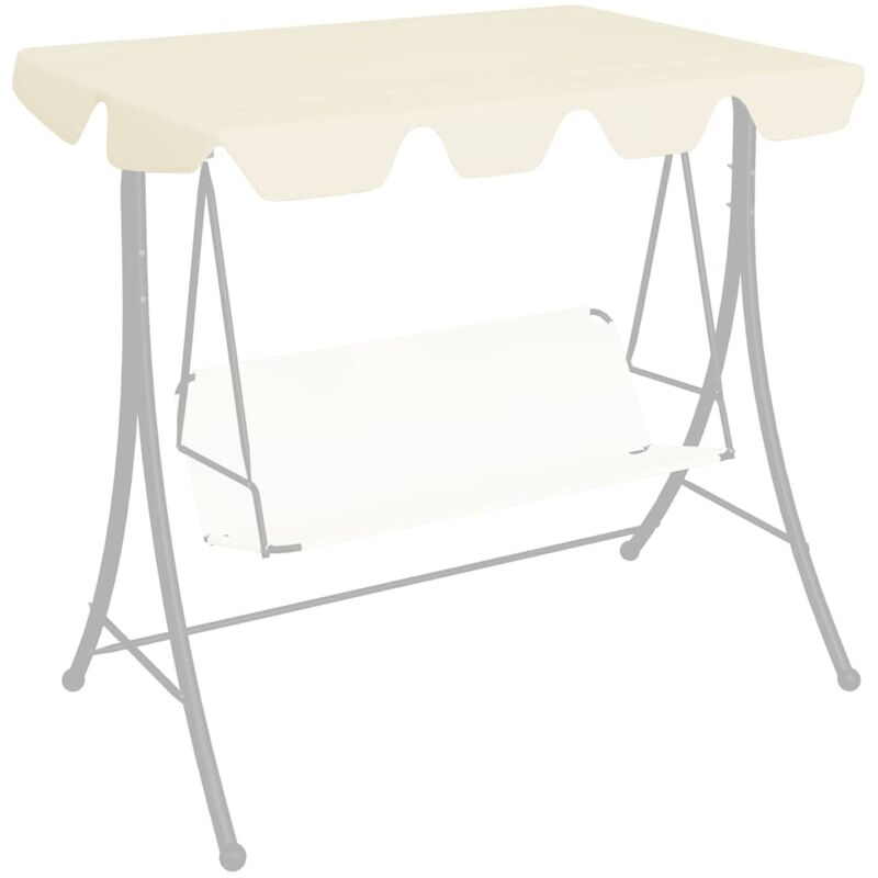 foto del prodotto prolenta premium furniture limited baldacchino per dondolo giardino crema
