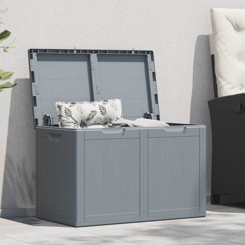 foto del prodotto prolenta premium furniture limited baule da giardino 180 l grigio aspetto legno