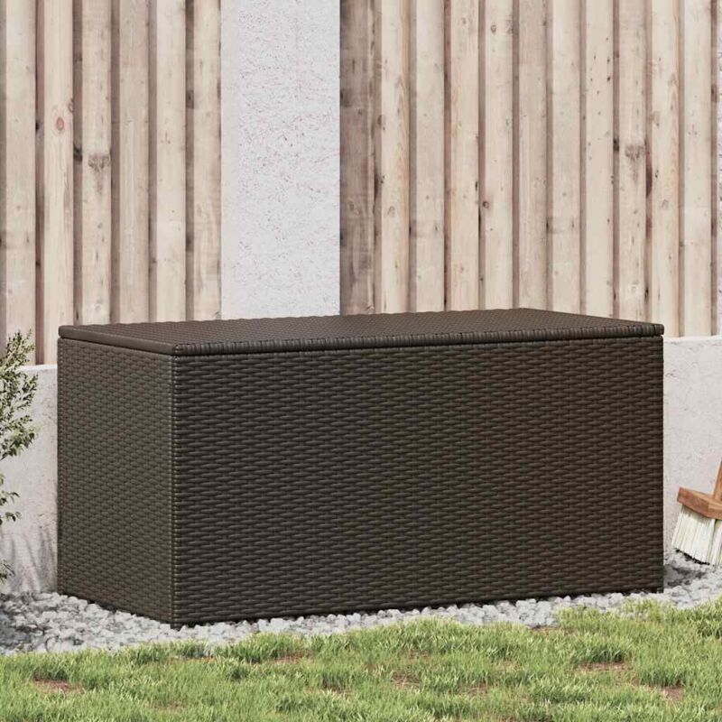 foto del prodotto prolenta premium furniture limited baule da giardino in polyrattan 100x50x50 cm