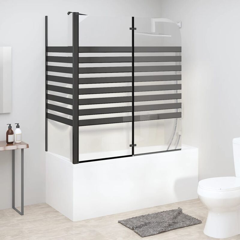 foto del prodotto prolenta premium furniture limited box doccia a strisce 120x68x130 cm in vetro