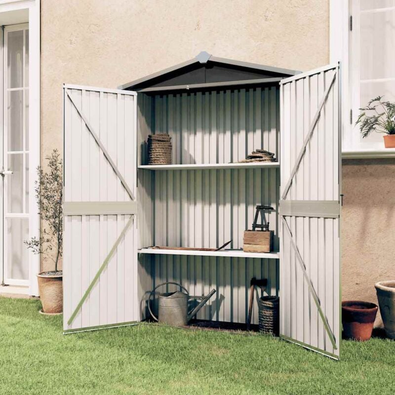 foto del prodotto prolenta premium - furniture limited - capanno da giardino antracite 116x45x175cm in