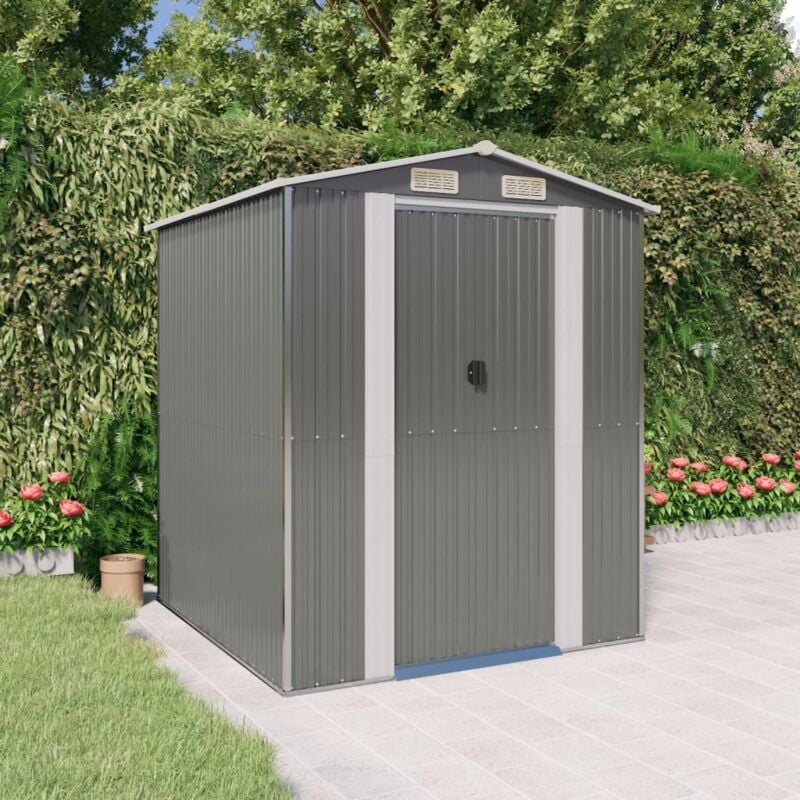 foto del prodotto prolenta premium furniture limited capanno da giardino grigio chiaro