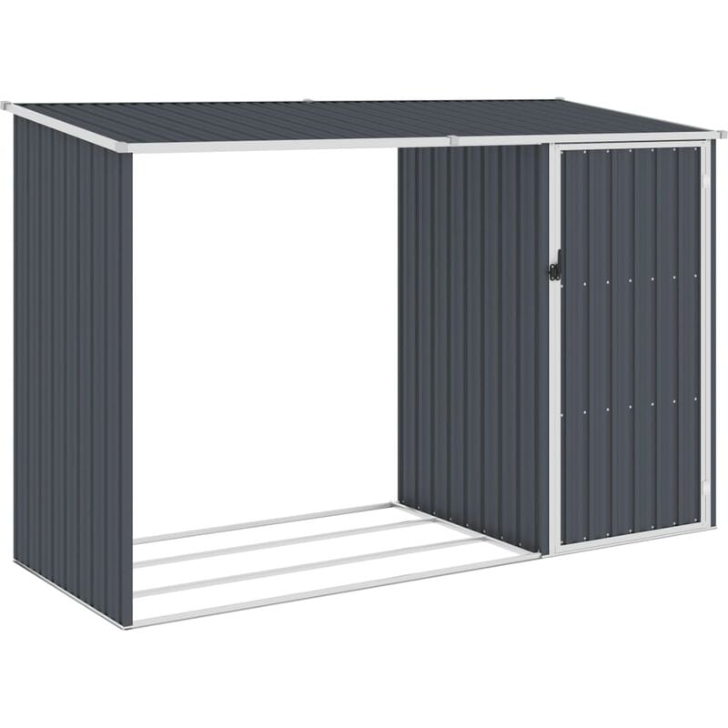 foto del prodotto prolenta premium furniture limited capanno per legna antracite 245x98x159 cm in