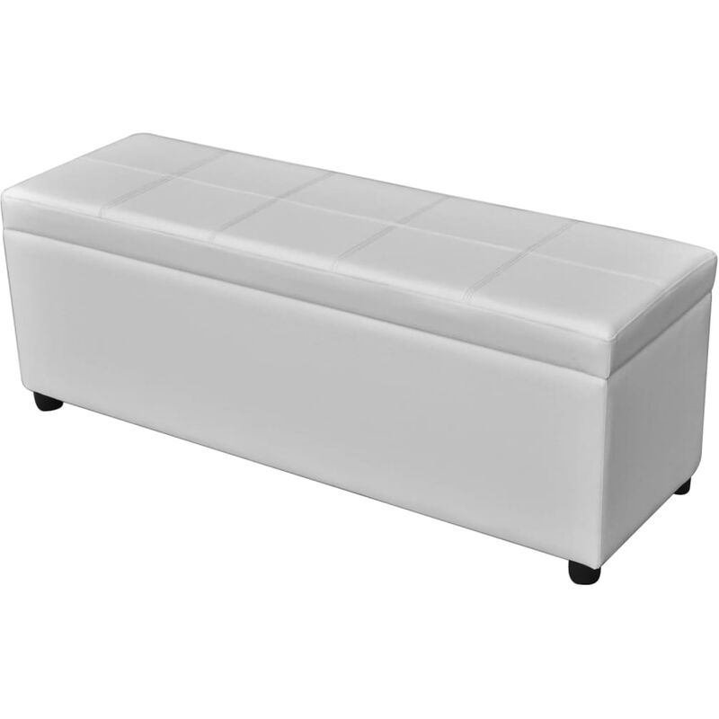 foto del prodotto prolenta premium furniture limited cassapanca lunga in legno bianca