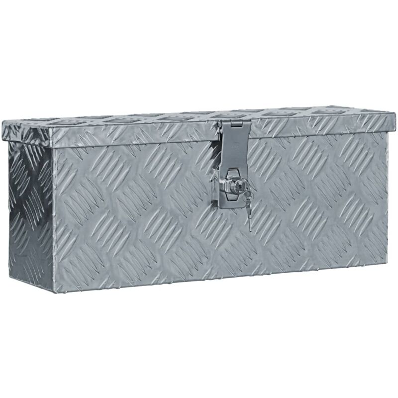 foto del prodotto prolenta premium furniture limited cassetta in alluminio 48,5x14x20 cm argento