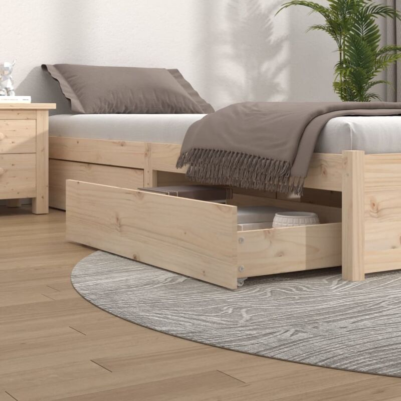 foto del prodotto prolenta premium furniture limited cassettoni da letto 4 pz in legno massello di