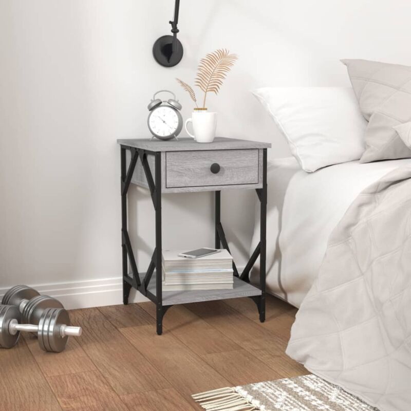 foto del prodotto prolenta premium furniture limited comodini 2 pz grigio sonoma 40x42x60 cm in