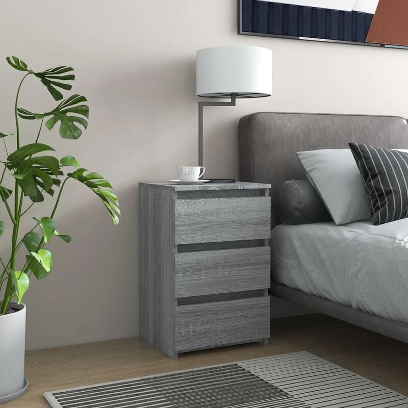 foto del prodotto prolenta premium furniture limited comodini grigio sonoma 2 pz 40x35x62,5 cm in