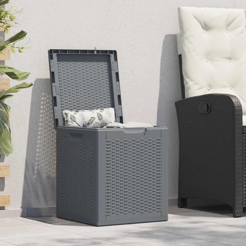 foto del prodotto prolenta premium furniture limited contenitore da giardino grigio in rattan pp