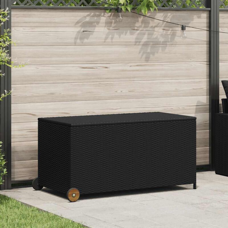 foto del prodotto prolenta premium furniture limited contenitore da giardino nero 120x65x61 cm in