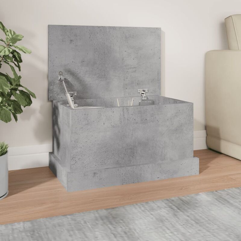 foto del prodotto prolenta premium furniture limited contenitore grigio cemento 50x30x28 cm in