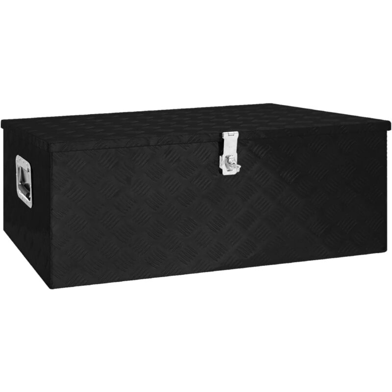 foto del prodotto prolenta premium furniture limited contenitore portaoggetti nero 100x55x37 cm in