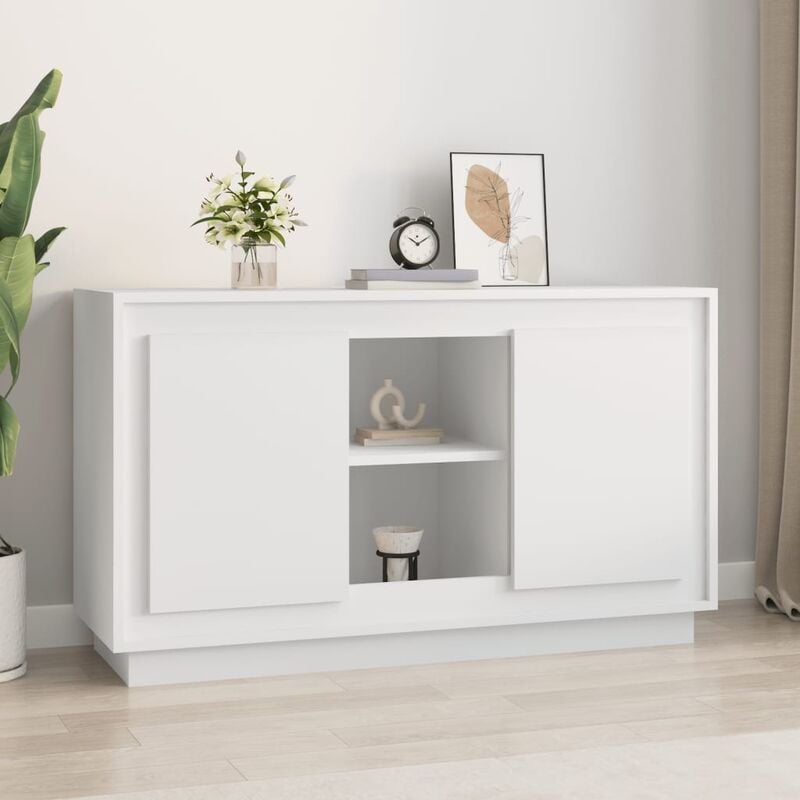 foto del prodotto prolenta premium - furniture limited - credenza bianca 102x35x60 cm in legno