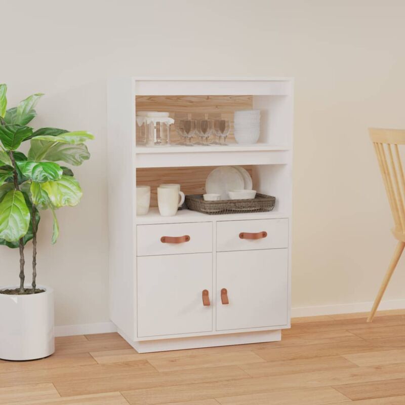 foto del prodotto prolenta premium furniture limited credenza bianca 67x40x108,5 cm in legno