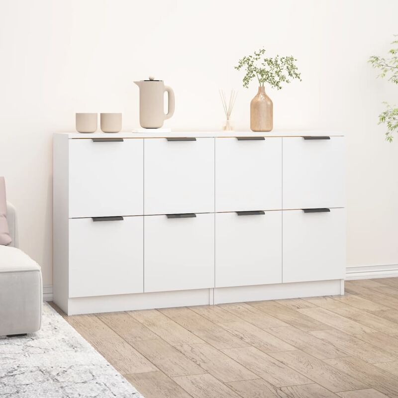 foto del prodotto prolenta premium furniture limited credenze 2 pz bianco 60x30x70 cm in legno