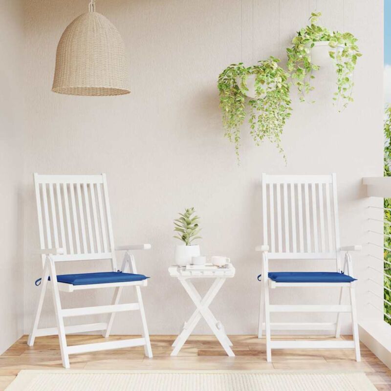 foto del prodotto prolenta premium - furniture limited - cuscini per sedia 2 pz blu reale 50x50x4 cm