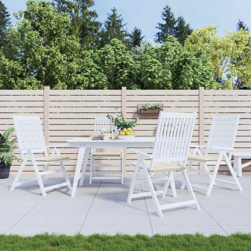 foto del prodotto prolenta premium furniture limited cuscini per sedia 4 pz crema 40x40x4 cm in