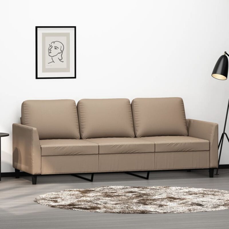 foto del prodotto prolenta premium furniture limited divano a 3 posti cappuccino 180 cm in