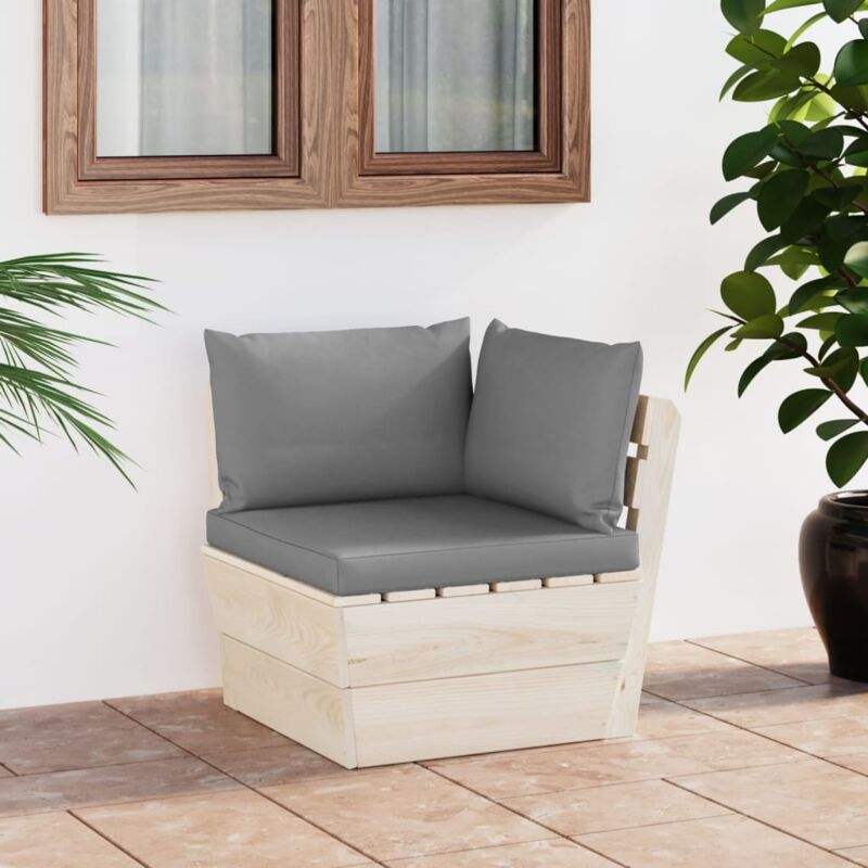 foto del prodotto prolenta premium furniture limited divano angolare da giardino su pallet e