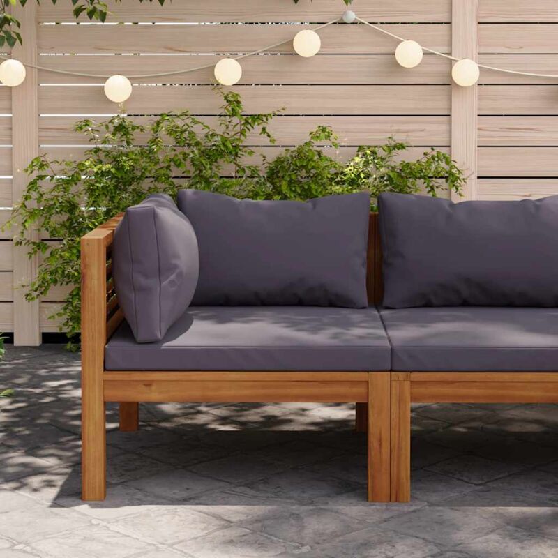 foto del prodotto prolenta premium furniture limited divano angolare modulare cuscini grigio scuro
