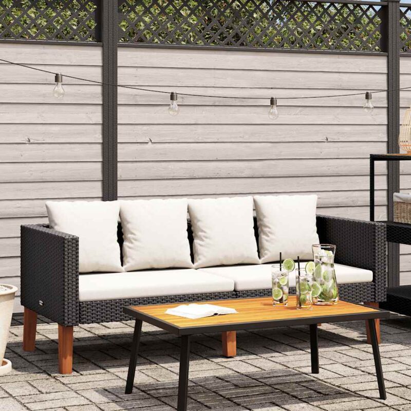 foto del prodotto prolenta premium furniture limited divano da giardino a 2 posti con cuscini in