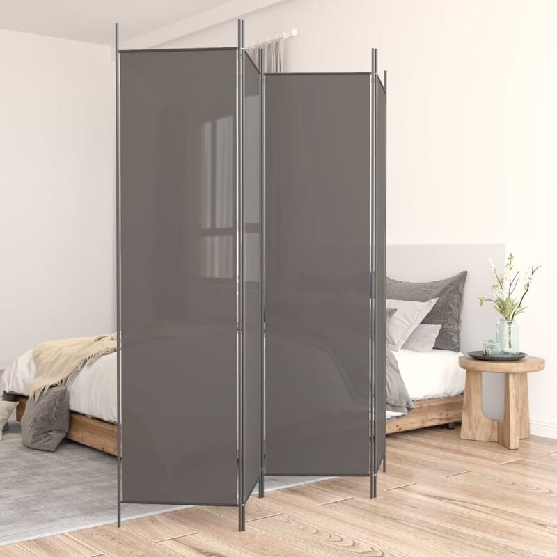 foto del prodotto prolenta premium furniture limited divisorio a 4 pannelli antracite 200x200 cm