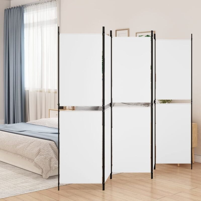 foto del prodotto prolenta premium furniture limited divisorio a 5 pannelli bianco 250x180 cm