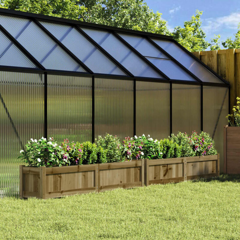 foto del prodotto prolenta premium furniture limited fioriere da giardino 2 pz in legno di pino