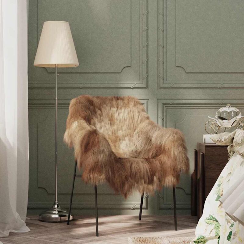 foto del prodotto prolenta premium furniture limited fodera per sedia in pelle di pecora islandese