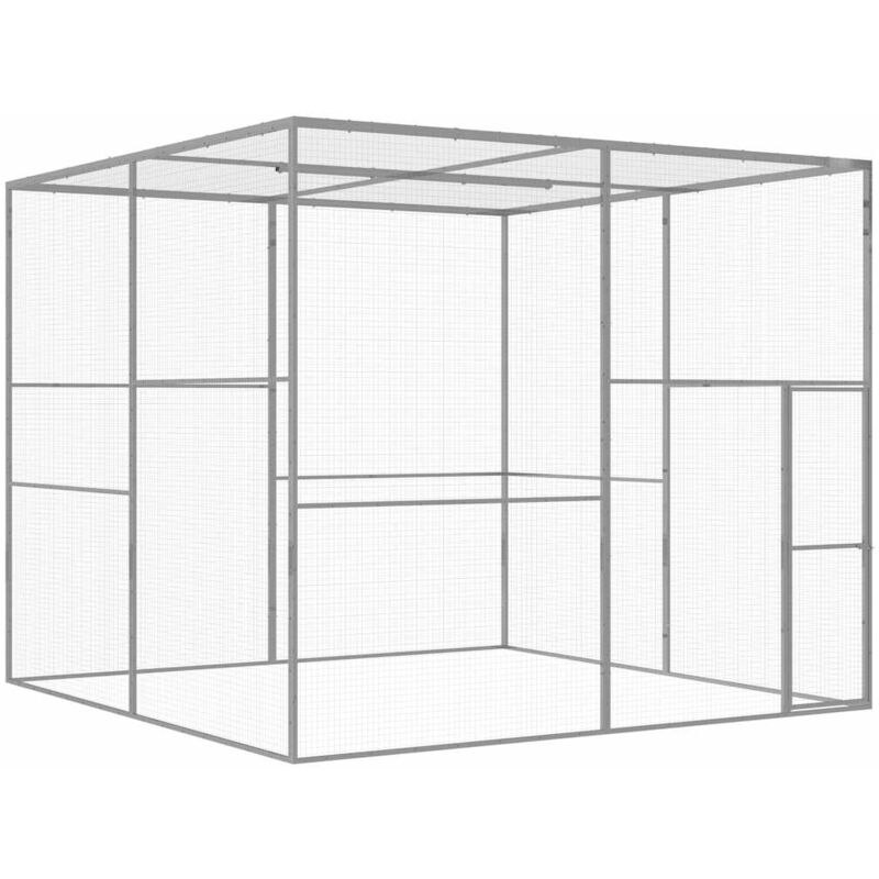 foto del prodotto prolenta premium furniture limited gabbia per gatti 3x3x2,5 m in acciaio zincato