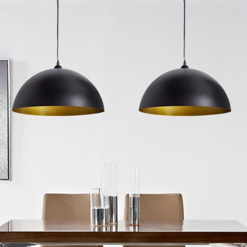 foto del prodotto prolenta premium furniture limited lampada a sospensione 2 pz altezza regolabile