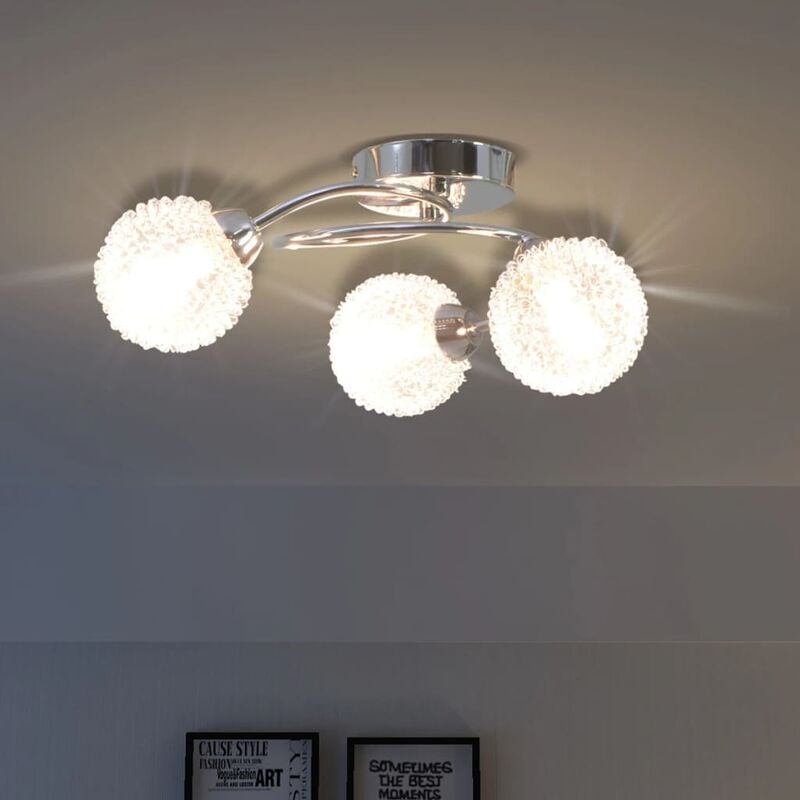 foto del prodotto prolenta premium furniture limited lampadario da soffitto con 3 lampadine g9 da