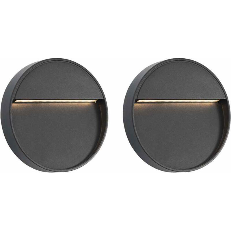 foto del prodotto prolenta premium furniture limited lampade da parete da esterno a led 2 pz 3 w