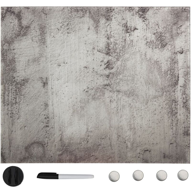 foto del prodotto prolenta premium furniture limited lavagna magnetica a parete in vetro 40x40 cm