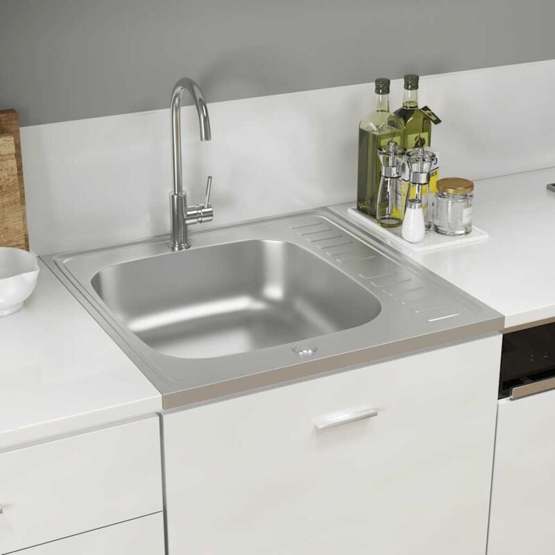 foto del prodotto prolenta premium furniture limited lavello da cucina con scarico argento