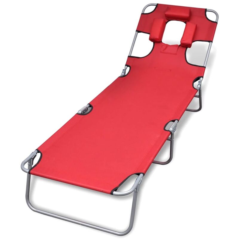 foto del prodotto prolenta premium - furniture limited - lettino da sole pieghevole poggiatesta