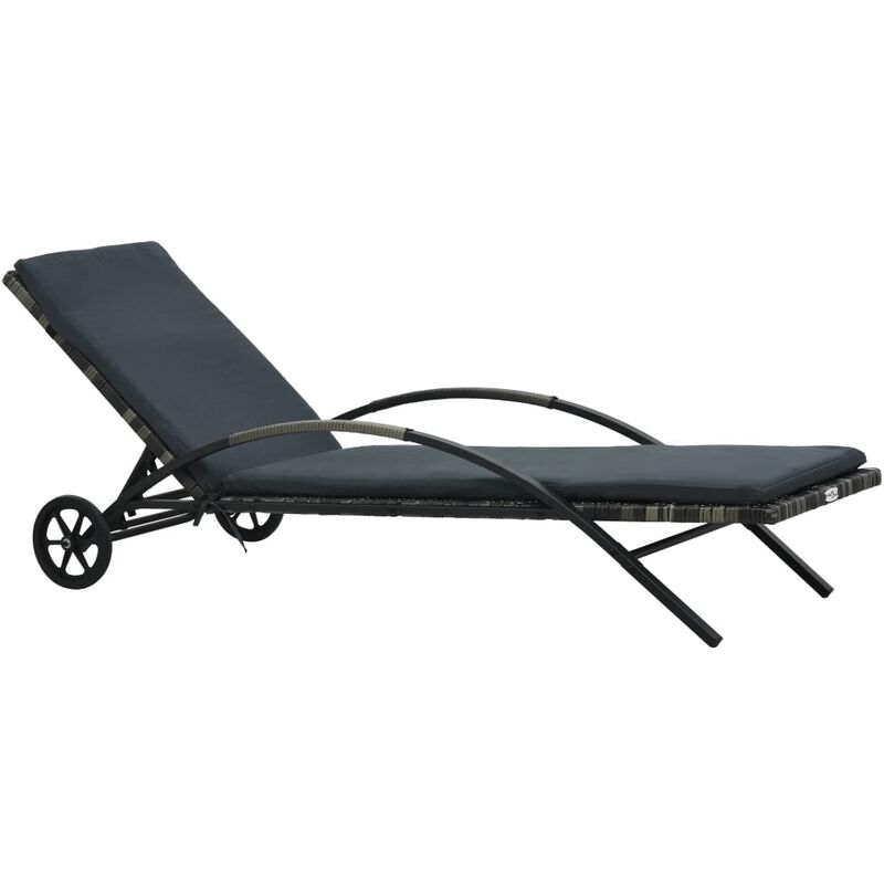 foto del prodotto prolenta premium furniture limited lettino prendisole con cuscino e ruote in