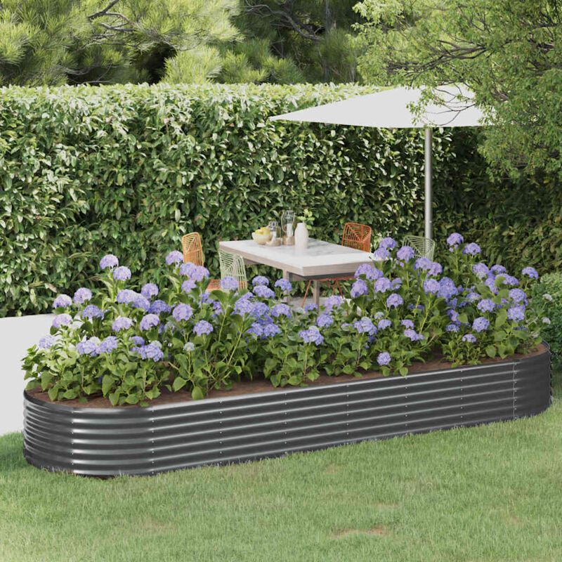 foto del prodotto prolenta premium furniture limited letto da giardino in acciaio a polvere