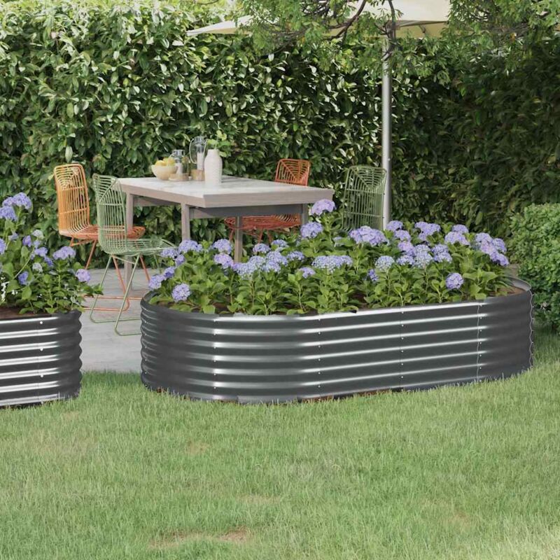 foto del prodotto prolenta premium furniture limited letto da giardino in acciaio a polvere