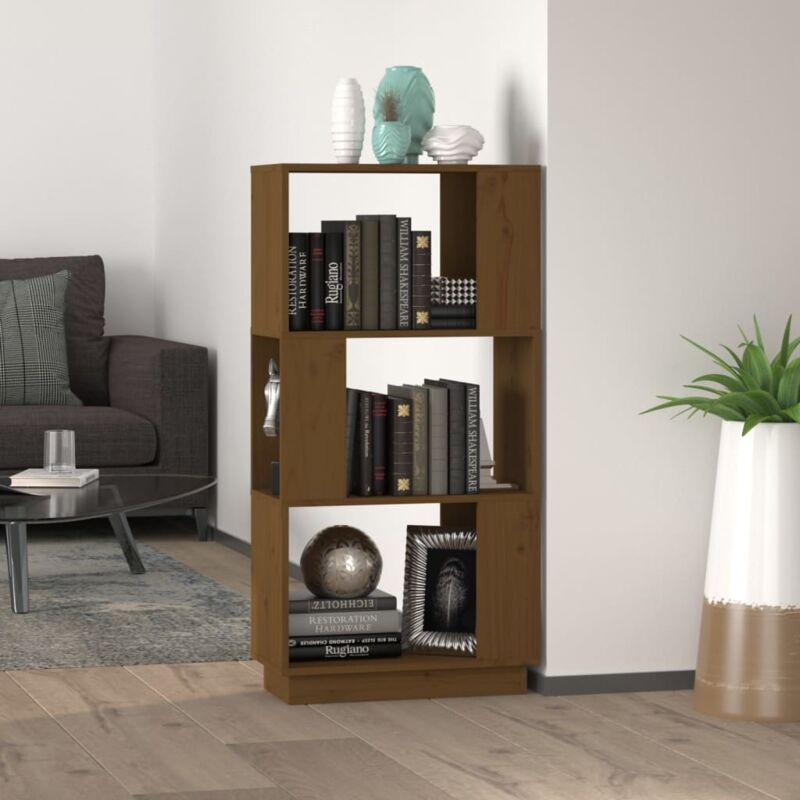 foto del prodotto prolenta premium furniture limited libreria divisorio ambrato 51x25x101 cm in
