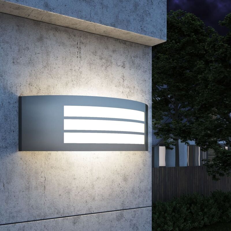 foto del prodotto prolenta premium furniture limited luce da parete per esterno in acciaio inox