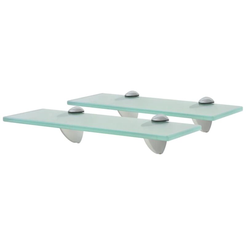 foto del prodotto prolenta premium furniture limited mensole galleggianti 2 pz in vetro 30x10 cm 8