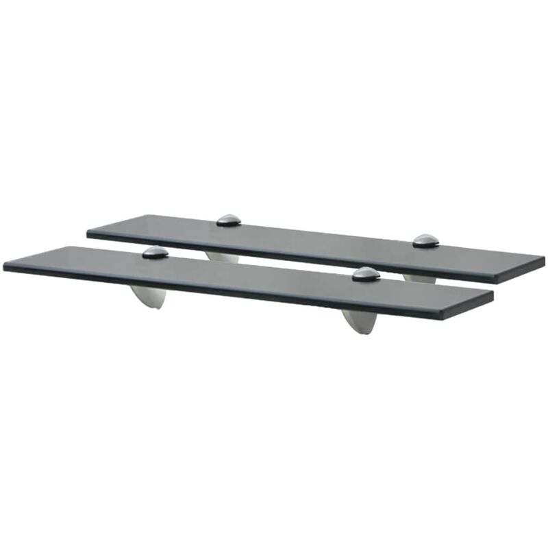 foto del prodotto prolenta premium furniture limited mensole galleggianti 2 pz in vetro 50x10 cm 8