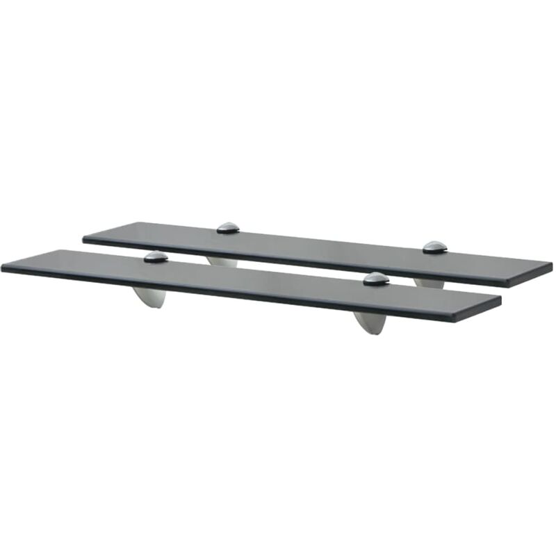 foto del prodotto prolenta premium furniture limited mensole galleggianti 2 pz in vetro 60x10 cm 8