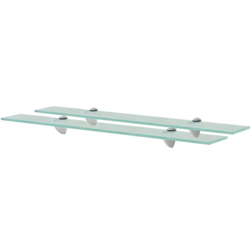 foto del prodotto prolenta premium furniture limited mensole galleggianti 2 pz in vetro 70x20 cm 8