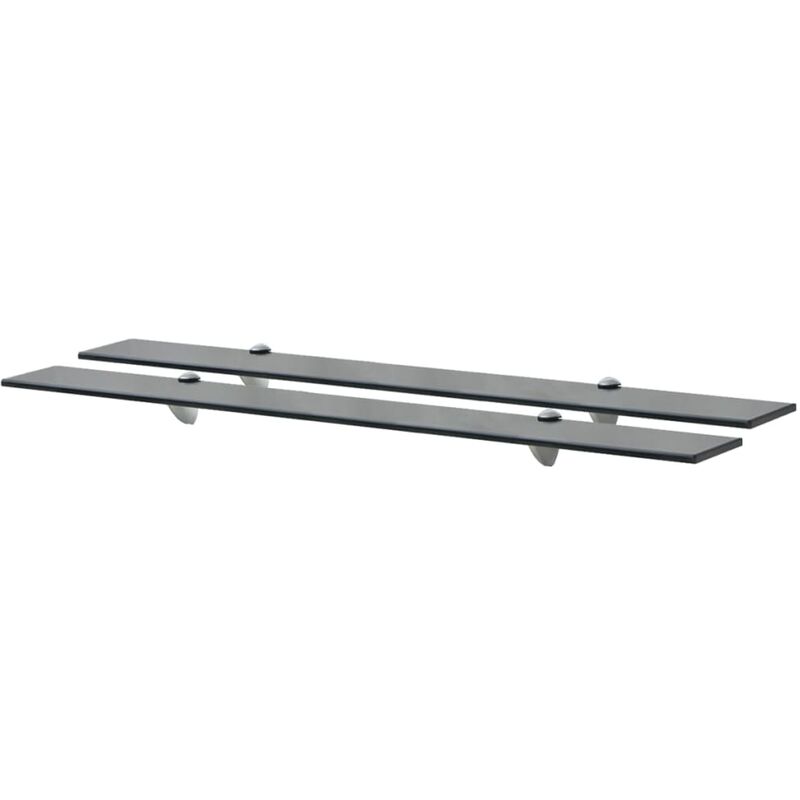 foto del prodotto prolenta premium furniture limited mensole galleggianti 2 pz in vetro 90x10 cm 8