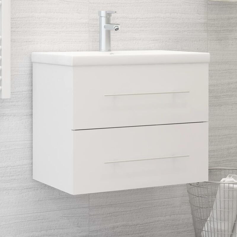 foto del prodotto prolenta premium furniture limited mobile lavabo bianco 60x38,5x48 cm in legno
