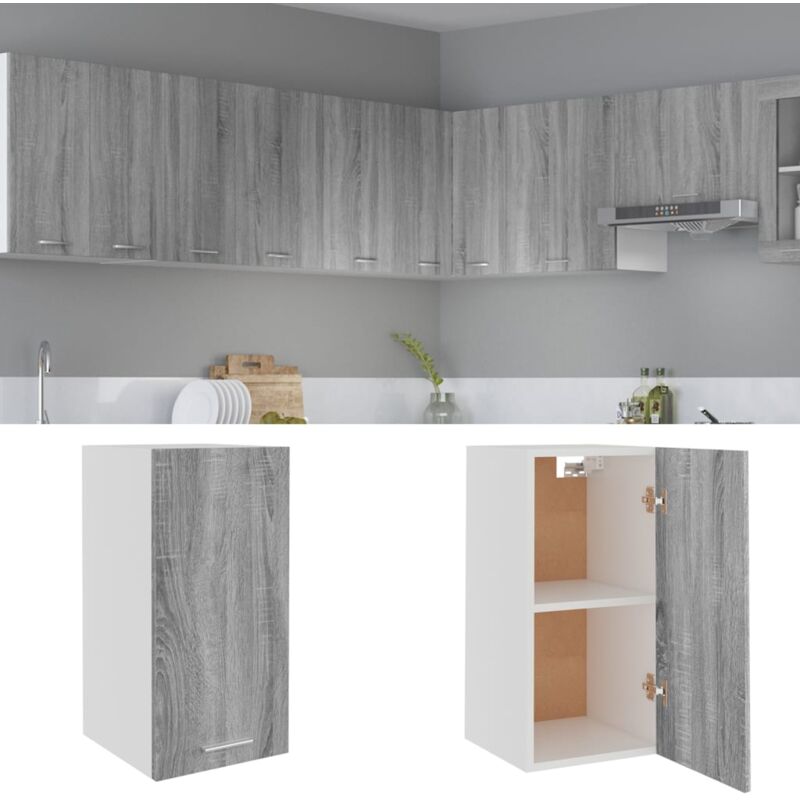 foto del prodotto prolenta premium furniture limited mobile pensile lyon grigio sonoma
