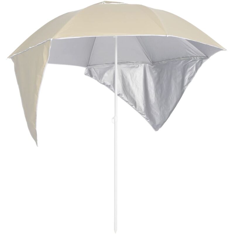 foto del prodotto prolenta premium furniture limited ombrellone da spiaggia con teli laterali