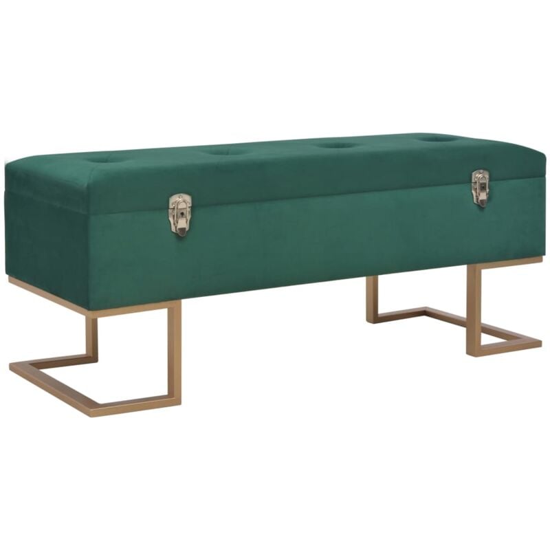 foto del prodotto prolenta premium furniture limited panca con vano portaoggetti 105 cm in velluto
